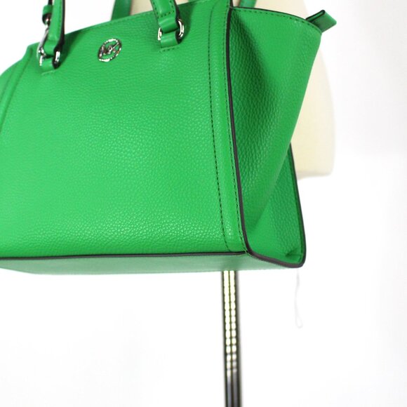 Michael Kors Freya Pebbled Leather Palm Small Shoulder Bag Satchel Handbag NEW - Picture 5 of 7